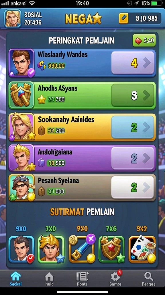 popwin - Tampilan antarmuka yang modern dan menarik.